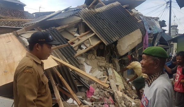 1.269 Rumah Rusak Akibat Gempa